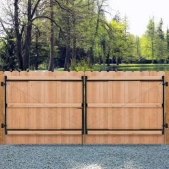 Adjust-A-Gate 3-Rail 60 in. H/60 in.- 96 in. W Kit-Contractor Series Double Drive Kit