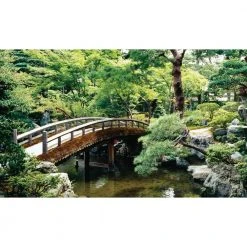 Biggies Bonsai View - Weather Proof Scene for Window Wells or Wall Mural - 100 in. x 60 in.