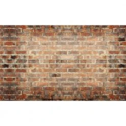 Biggies Brick View - Weather Proof Scene for Window Wells or Wall Mural - 120 in. x 60 in.
