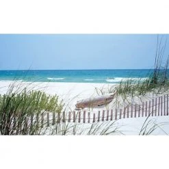 Biggies Carolina Coast View - Weather Proof Scene for Window Wells or Wall Mural - 80 in. x 40 in.