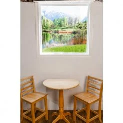 Biggies Island Cove View - Weather Proof Scene for Window Wells or Wall Mural - 100 in. x 60 in. -Biggie Sales biggies window wells accessories bg ww icv 100 fa 1000