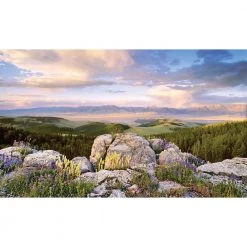 Biggies Sunrise View - Weather Proof Scene for Window Wells or Wall Mural - 120 in. x 60 in