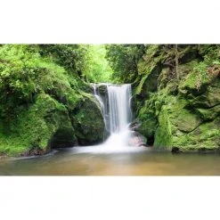 Biggies Waterfall 2 View - Weather Proof Scene for Window Wells or Wall Mural - 120 in. x 60 in