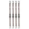 Husky 12 ft. x 1 in. Ratchet Tie Down with S Hook (4-Pack) -Biggie Sales blacks husky ratchet straps fh0829 64 1000