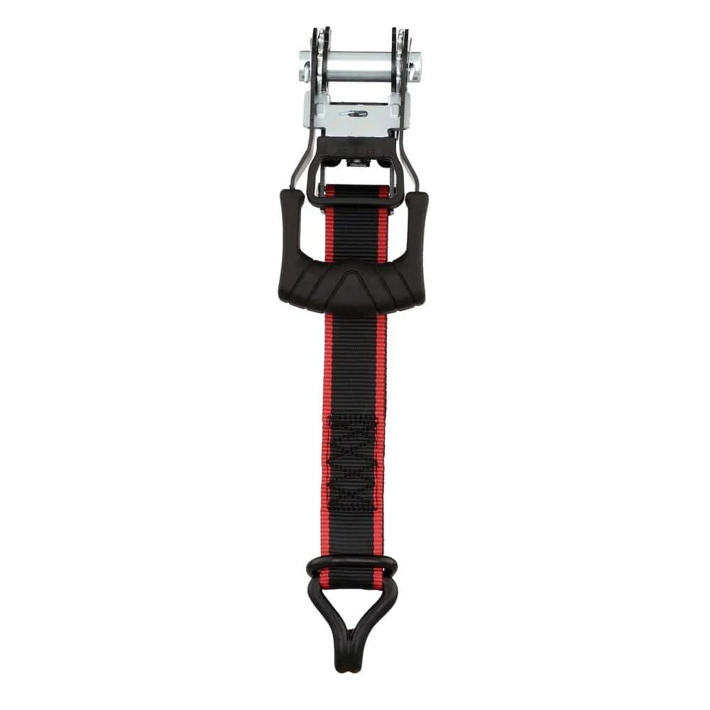 Husky 1-1/4 in. x 16 ft. Bar Ratchet Tie-Down Strap with J Hook and Mash Bag 5 Husky 1-1/4 in. x 16 ft. Bar Ratchet Tie-Down Strap with J Hook and Mash Bag - Image 3