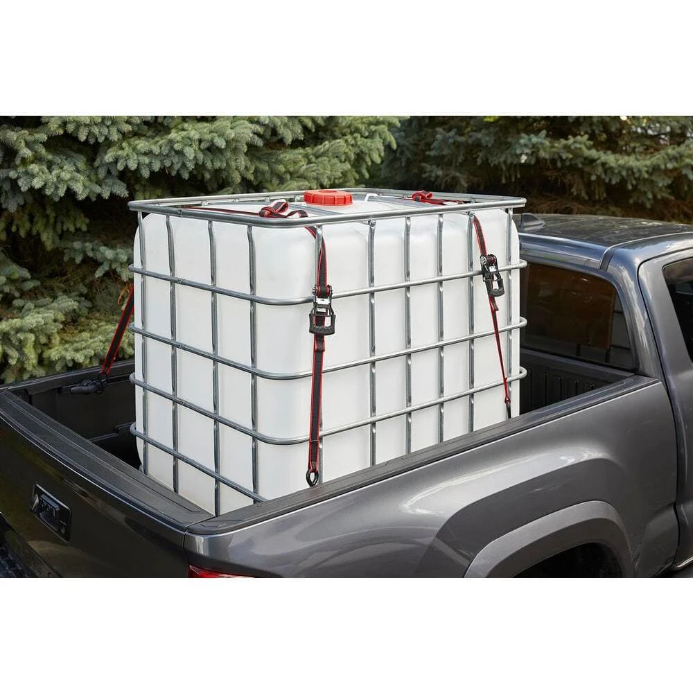 Husky 16 ft. x 1.25 in. Ratchet Tie-Down Straps with S-Hook (2-Pack) 6 Husky 16 ft. x 1.25 in. Ratchet Tie-Down Straps with S-Hook (2-Pack) - Image 4