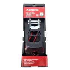 Husky 1-1/4 in. x 16 ft. Endless Loop Ratchet Tie-Down Strap
