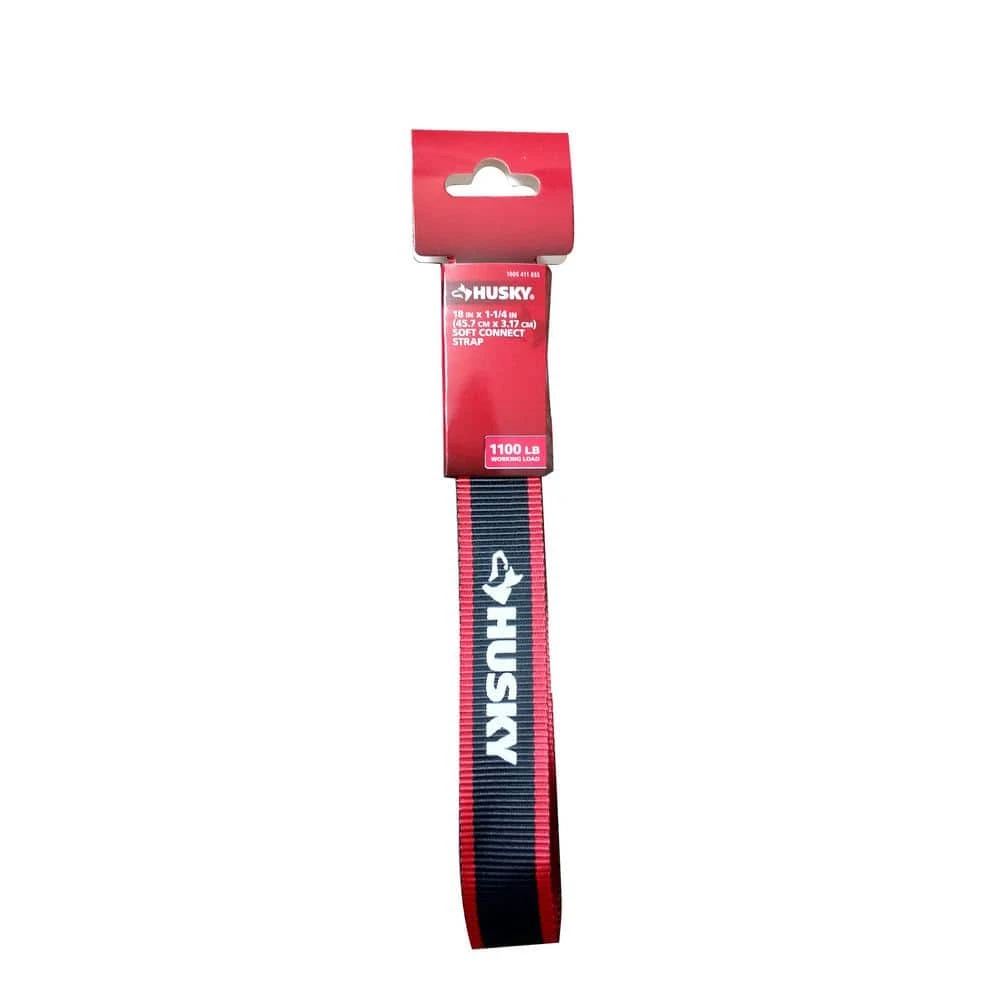 Husky 18 in. x 1-1/4 in. Soft Loop Strap (1-Pack) 3 Husky 18 in. x 1-1/4 in. Soft Loop Strap (1-Pack)
