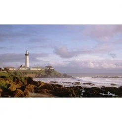 Biggies Coast Light View - Weather Proof Scene for Window Wells or Wall Mural - 100 in. x 60 in.