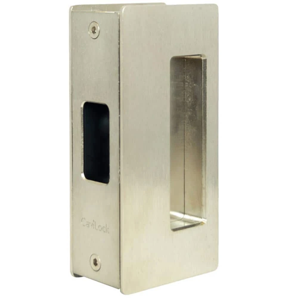 CS CAVITY SLIDER 200 Series CaviLock 1-3/4 in. Satin Nickel Non-Magnetic Passage Pocket Door Lock 3 CS CAVITY SLIDER 200 Series CaviLock 1-3/4 in. Satin Nickel Non-Magnetic Passage Pocket Door Lock