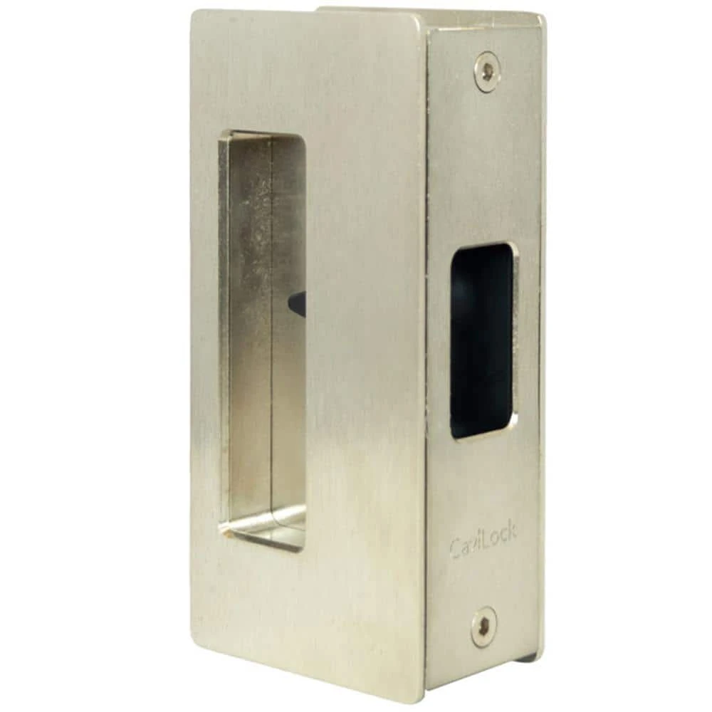 CS CAVITY SLIDER 200 Series CaviLock 1-3/4 in. Satin Nickel Magnetic Privacy Non-Handed Pocket Door Lock 3 CS CAVITY SLIDER 200 Series CaviLock 1-3/4 in. Satin Nickel Magnetic Privacy Non-Handed Pocket Door Lock