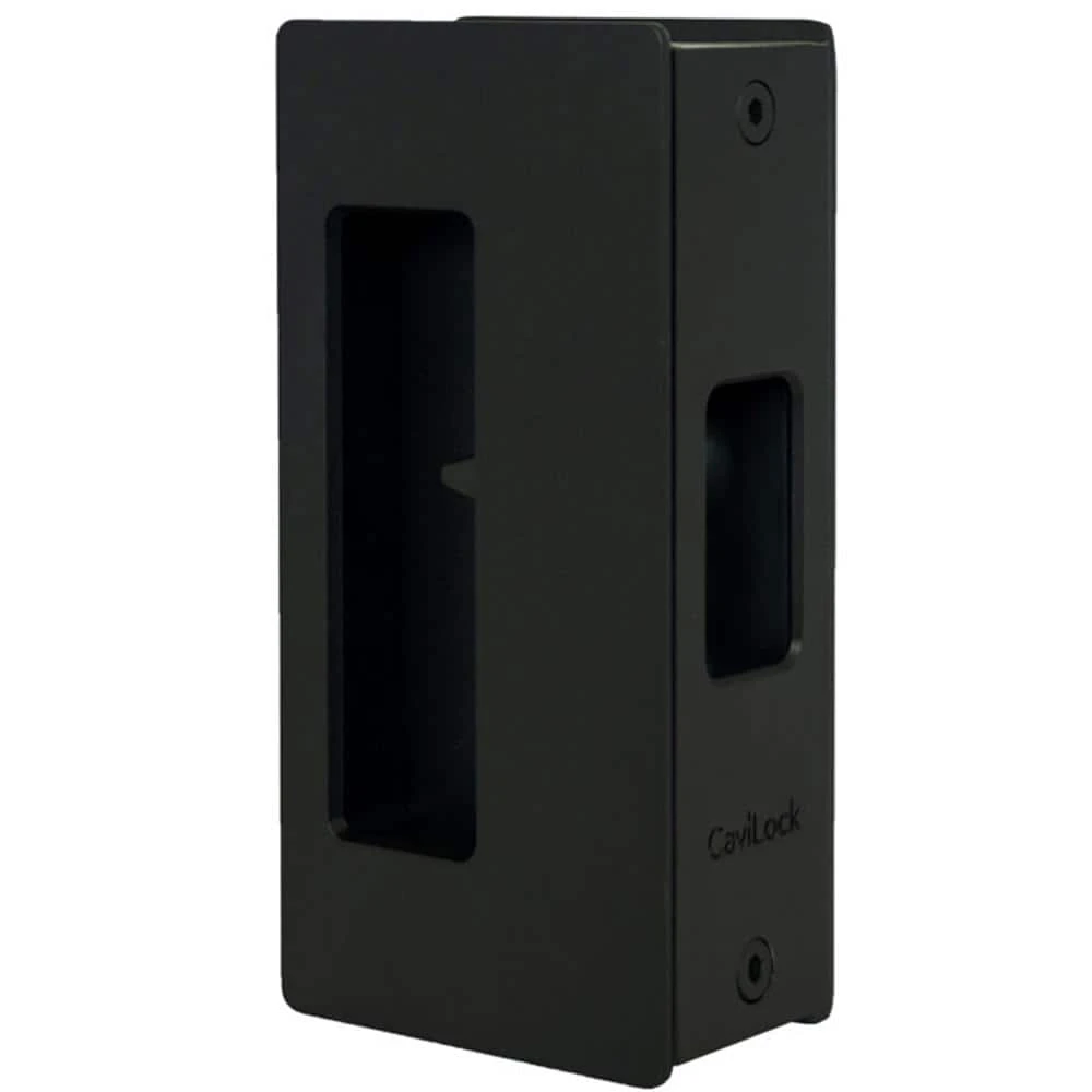 CS CAVITY SLIDER 200 Series CaviLock 1-3/8 in. Flat Black Magnetic Privacy Non-Handed Pocket Door Lock 3 CS CAVITY SLIDER 200 Series CaviLock 1-3/8 in. Flat Black Magnetic Privacy Non-Handed Pocket Door Lock