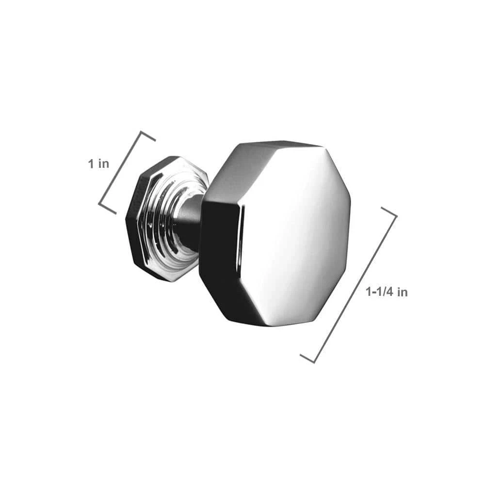 KOHLER Pinstripe 1-1/4 in. Polished Chrome Cabinet Knob 4 KOHLER Pinstripe 1-1/4 in. Polished Chrome Cabinet Knob - Image 2
