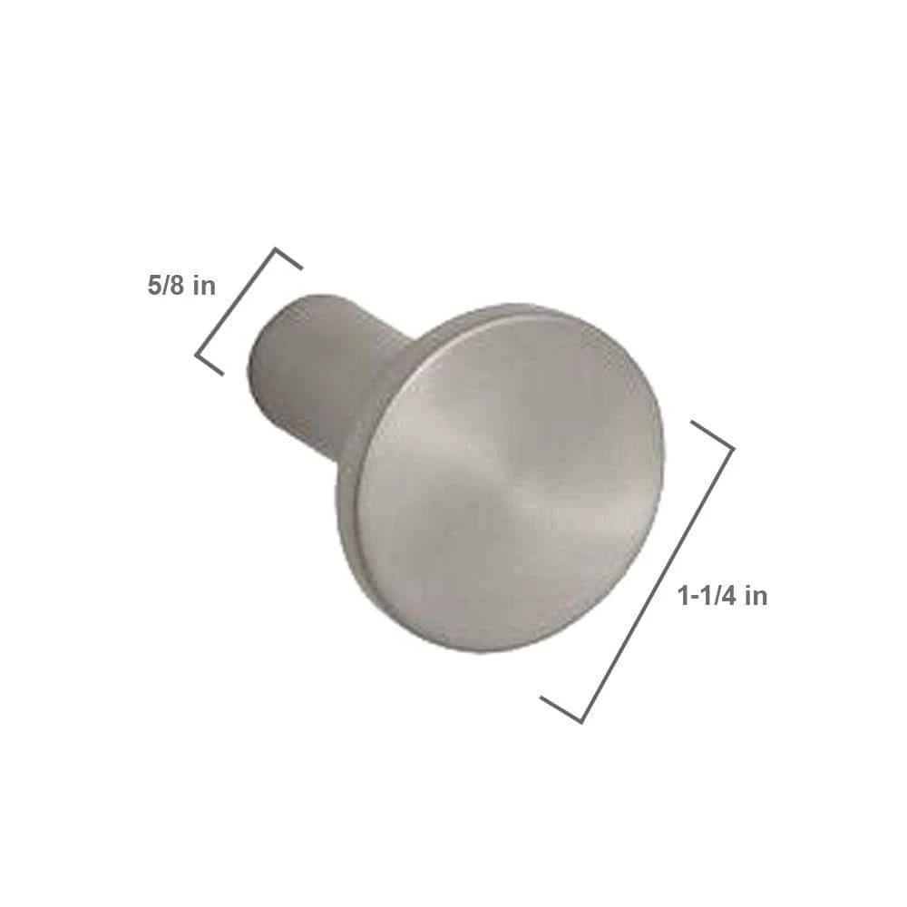 KOHLER 1-1/4 in. Brushed Nickel Cabinet Knob 4 KOHLER 1-1/4 in. Brushed Nickel Cabinet Knob - Image 2