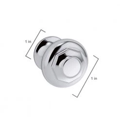 KOHLER Artifacts 1.1875 in. Polished Chrome Cabinet Knob -Biggie Sales kohler cabinet knobs k 72578 cp 40 1000