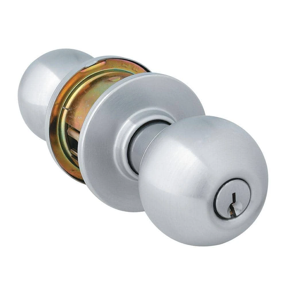 LIF Industries, Inc Commercial Steel Ball Entrance Lockset Keyed Entry Door Knob 3 LIF Industries, Inc Commercial Steel Ball Entrance Lockset Keyed Entry Door Knob