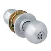 LIF Industries, Inc Commercial Steel Ball Storeroom Lockset Keyed Door Knob -Biggie Sales lif industries inc entry door knobs bklsr26 64 1000