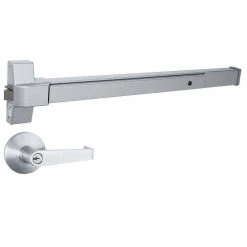 LIF Industries, Inc Horizontal Exit Device with Keyed Trim Lever