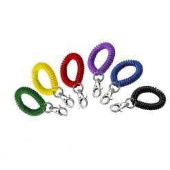 Lucky Line Products Wrist Coil with Trigger Snap in Assorted Colors (25-Pack)