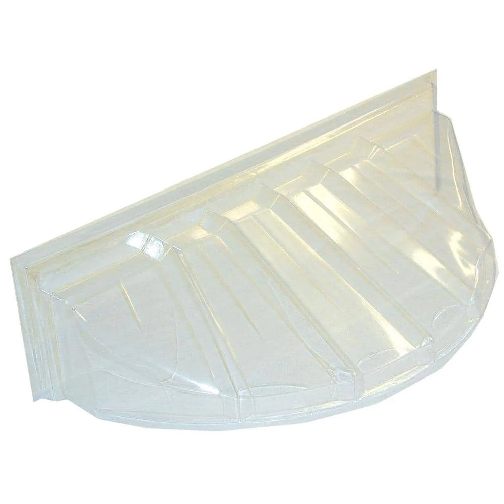 MacCourt 42 in. x 15 in. Polyethylene Reversible Bubble Window Well Cover 4 MacCourt 42 in. x 15 in. Polyethylene Reversible Bubble Window Well Cover - Image 2