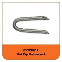 PRO-FIT 1-1/4 in. Hot Dipped Galvanized Fence Staple 1 lb. (81-Count) -Biggie Sales metallics pro fit composite fasteners 50078 1f 1000