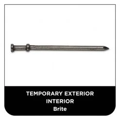 PRO-FIT 3 in. (16D) Brite Duplex Nails 25 lbs. (1150-Count) 12 PRO-FIT 3 in. (16D) Brite Duplex Nails 25 lbs. (1150-Count) -Biggie Sales metallics pro fit composite fasteners 77199 44 1000