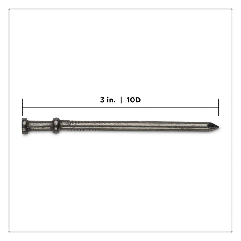 PRO-FIT 3 in. (16D) Brite Duplex Nails 25 lbs. (1150-Count) 4 PRO-FIT 3 in. (16D) Brite Duplex Nails 25 lbs. (1150-Count) - Image 2
