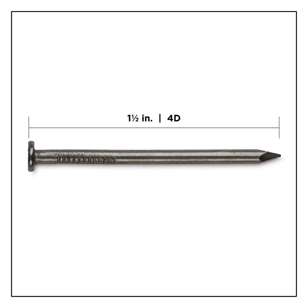 PRO-FIT 1-1/2 in. (4D) Brite Smooth Common Nail 1 lb. (268 ct) 4 PRO-FIT 1-1/2 in. (4D) Brite Smooth Common Nail 1 lb. (268 ct) - Image 2