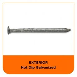 PRO-FIT 2-1/2 in. (8D) Hot Dipped Galvanized Smooth Common Nail 1 lb. (93-Count) 12 PRO-FIT 2-1/2 in. (8D) Hot Dipped Galvanized Smooth Common Nail 1 lb. (93-Count) -Biggie Sales pro fit common nails 54158 44 1000