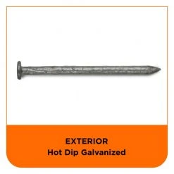 PRO-FIT 3-1/2 in. (16D) Hot Dipped Galvanized Smooth Common Nail 25 lbs. (1125-Count) 12 PRO-FIT 3-1/2 in. (16D) Hot Dipped Galvanized Smooth Common Nail 25 lbs. (1125-Count) -Biggie Sales pro fit common nails 54199 44 1000