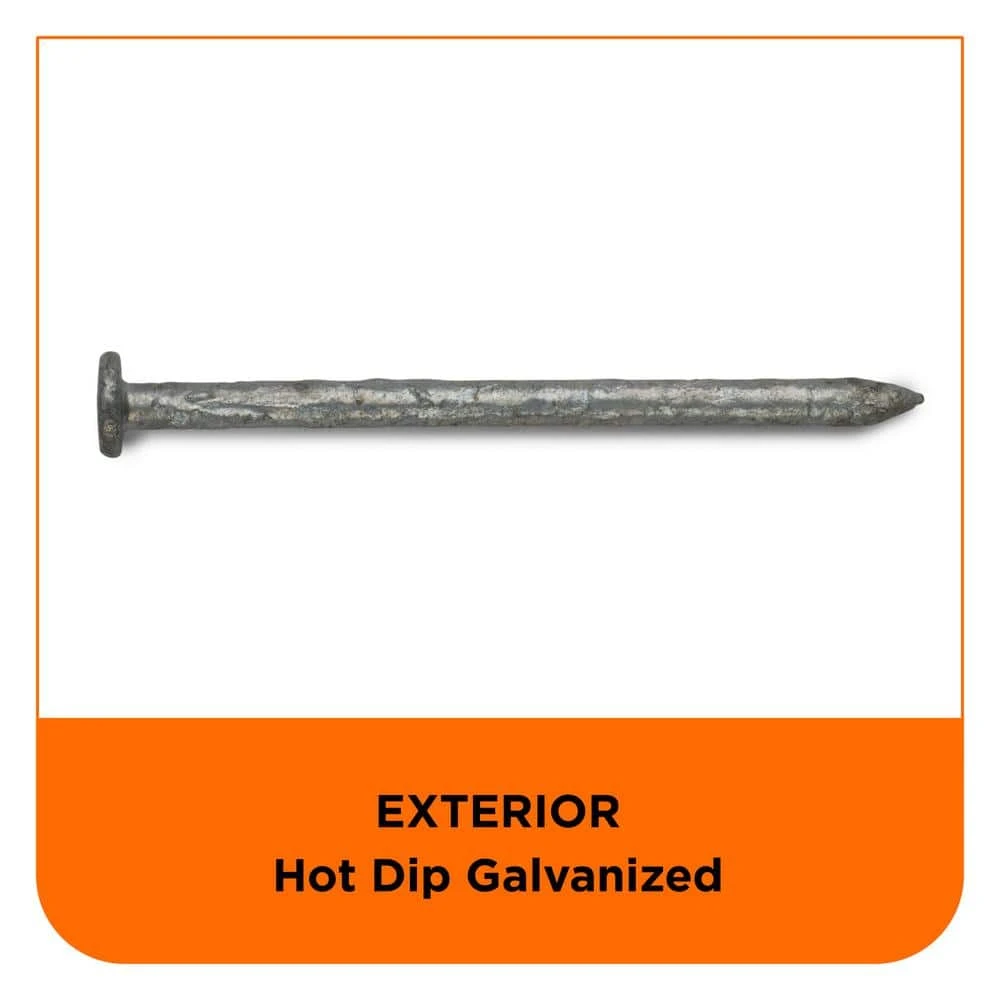 PRO-FIT 3-1/2 in. (16D) Hot Dipped Galvanized Smooth Common Nail 25 lbs. (1125-Count) 7 PRO-FIT 3-1/2 in. (16D) Hot Dipped Galvanized Smooth Common Nail 25 lbs. (1125-Count) - Image 5
