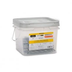 PRO-FIT 6 in. 25 lbs. (60D) Hot Dipped Galvanized Spiral Landscape Spike (325-Count) -Biggie Sales pro fit composite fasteners 33249 1f 1000