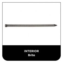 PRO-FIT 3 in. (10D) Brite Finish Nail 1 lb. (122-Count) 12 PRO-FIT 3 in. (10D) Brite Finish Nail 1 lb. (122-Count) -Biggie Sales pro fit finishing nails 58178 44 1000