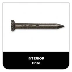 PRO-FIT 1 in. (2D) Brite Fluted Masonry Nail 1 lb. (189-Count) -Biggie Sales pro fit framing nails 29058 44 1000
