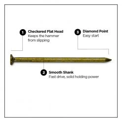 PRO-FIT 2-3/8 in. (8D) Vinyl Coated Sinker 5 lbs. (705-Count) -Biggie Sales pro fit framing nails 65155 4f 1000