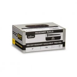 PRO-FIT 3 in. (10D) Brite Cut Masonry Nail 1 lbs. (29-Count) 11 PRO-FIT 3 in. (10D) Brite Cut Masonry Nail 1 lbs. (29-Count) -Biggie Sales pro fit framing nails 93178 1f 1000