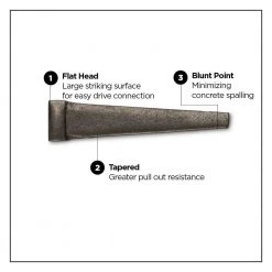 PRO-FIT 3 in. (10D) Brite Cut Masonry Nail 1 lbs. (29-Count) 10 PRO-FIT 3 in. (10D) Brite Cut Masonry Nail 1 lbs. (29-Count) -Biggie Sales pro fit framing nails 93178 4f 1000