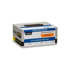 PRO-FIT 3/4 in. Electro-Galvanized Roofing Nail 1 lb. (323-Count) -Biggie Sales pro fit roofing nails 132038 1f 1000