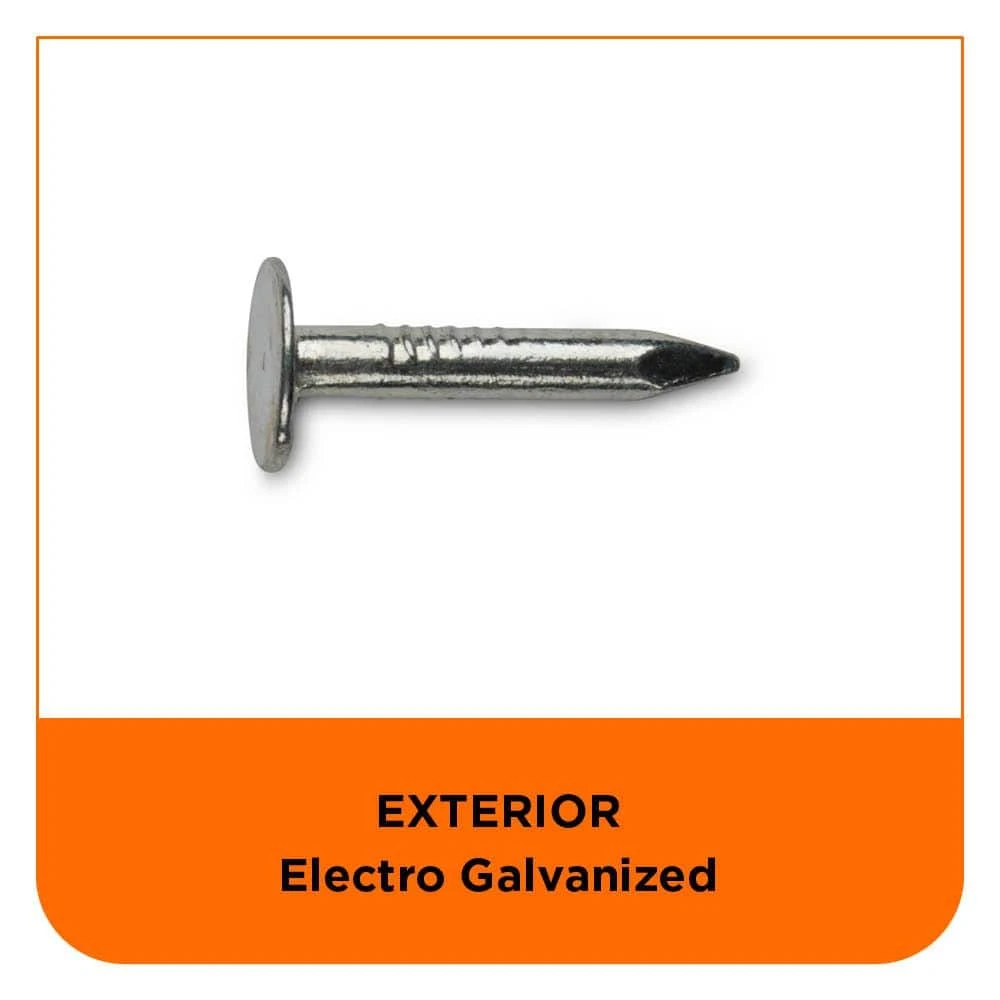 PRO-FIT 1-1/4 in. Electro-Galvanized Metal Roofing Nails (5 lbs./Box) 7 PRO-FIT 1-1/4 in. Electro-Galvanized Metal Roofing Nails (5 lbs./Box) - Image 5