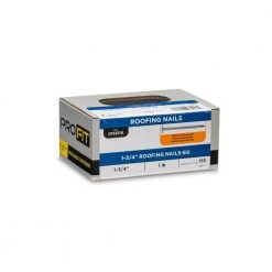 PRO-FIT 1-3/4 in Electro Galvanized Roofing Nail 1 lbs. (155-Count) 11 PRO-FIT 1-3/4 in Electro Galvanized Roofing Nail 1 lbs. (155-Count) -Biggie Sales pro fit roofing nails 132118 1f 1000