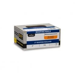 PRO-FIT 2 in. Electro Galvanized Roofing Nail 1 lb. (136-Count) 11 PRO-FIT 2 in. Electro Galvanized Roofing Nail 1 lb. (136-Count) -Biggie Sales pro fit roofing nails 132138 1f 1000