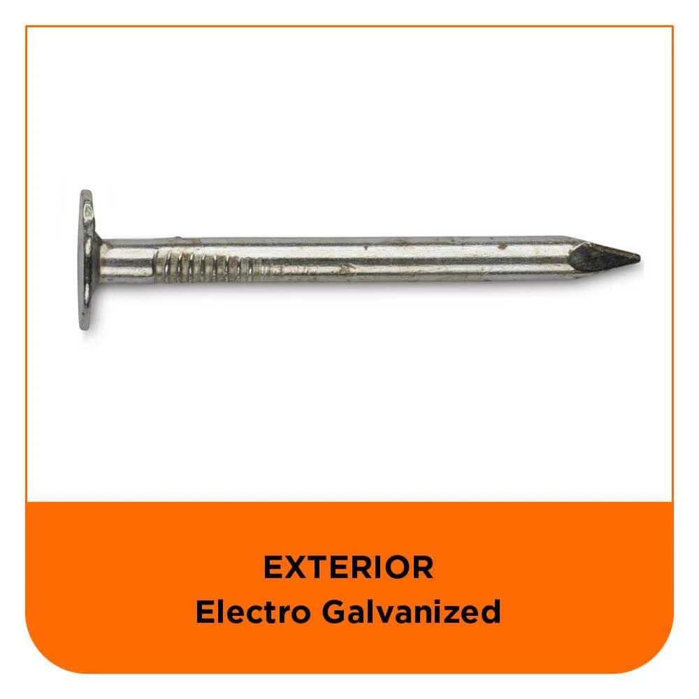 PRO-FIT 2 in. Electro-Galvanized Metal Roofing Nails - 25 lbs./Pail 7 PRO-FIT 2 in. Electro-Galvanized Metal Roofing Nails - 25 lbs./Pail - Image 5