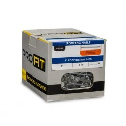 PRO-FIT 3 in. Electro Galvanized Roofing Nail 5 lbs. (465-Count) -Biggie Sales pro fit roofing nails 132175 1f 1000