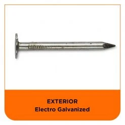PRO-FIT 3 in. Electro Galvanized Roofing Nail 5 lbs. (465-Count) -Biggie Sales pro fit roofing nails 132175 44 1000