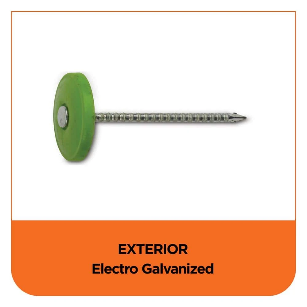 PRO-FIT 2 in. Electro Galvanized Ring Shank Nail with Plastic Cap (100-Count) 7 PRO-FIT 2 in. Electro Galvanized Ring Shank Nail with Plastic Cap (100-Count) - Image 5