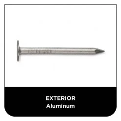 PRO-FIT 1-1/2 in. Aluminum Siding Nail 1 lb. (577-Count) 12 PRO-FIT 1-1/2 in. Aluminum Siding Nail 1 lb. (577-Count) -Biggie Sales pro fit siding nails 223098 44 1000