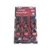 Husky 10 ft. x 1 in. Cam Buckle Tie-Down (Red) Straps with S Hook (4-Pack)