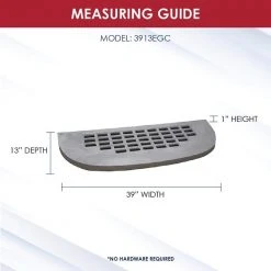 SHAPE PRODUCTS 39 in. W x 13 in. D x 1 in. H Heavy-Duty Straight Flat Grate Window Well Cover 9 SHAPE PRODUCTS 39 in. W x 13 in. D x 1 in. H Heavy-Duty Straight Flat Grate Window Well Cover -Biggie Sales shape products window wells accessories 3913egc 4f 1000