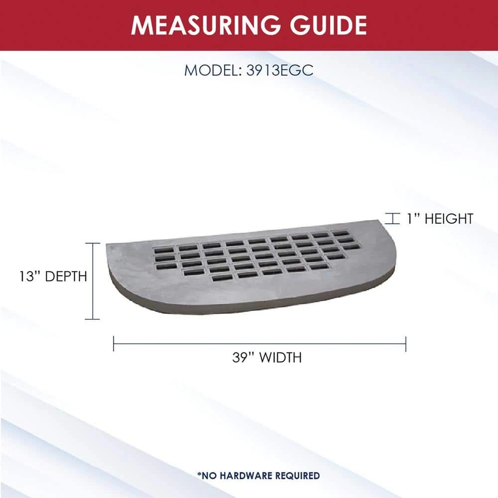 SHAPE PRODUCTS 39 in. W x 13 in. D x 1 in. H Heavy-Duty Straight Flat Grate Window Well Cover 5 SHAPE PRODUCTS 39 in. W x 13 in. D x 1 in. H Heavy-Duty Straight Flat Grate Window Well Cover - Image 3