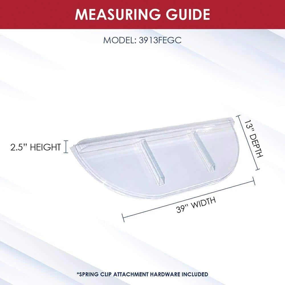 SHAPE PRODUCTS 39 in. W x 13 in. D x 2-1/2 in. H Economy Straight Flat Window Well Cover 6 SHAPE PRODUCTS 39 in. W x 13 in. D x 2-1/2 in. H Economy Straight Flat Window Well Cover - Image 4